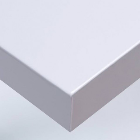 Vinyle adhésif Blanc brillant colle transparente - Décoration - Signalétique