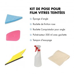 Kit de pose pour film teinté pour voiture