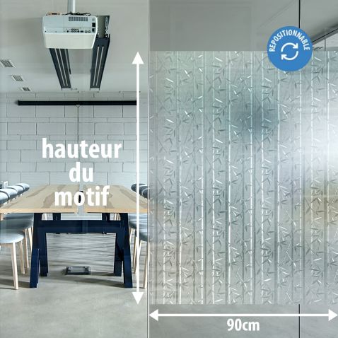 Film électrostatique à motif bambous