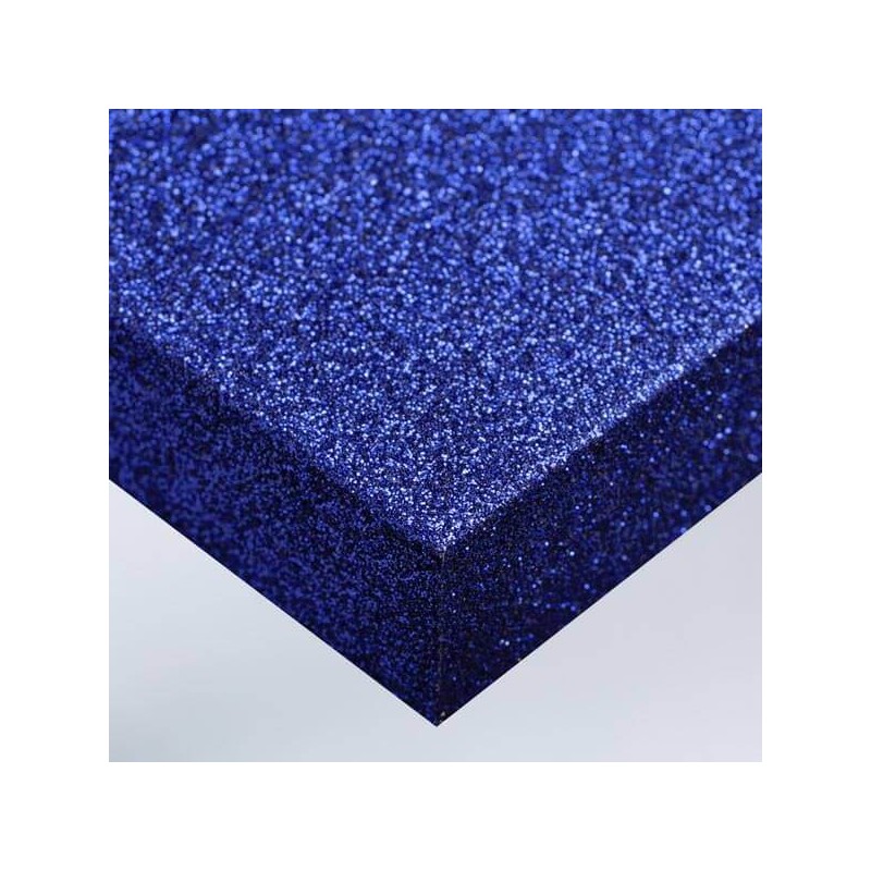 Papier adhésif décoratif bleu royal brillant